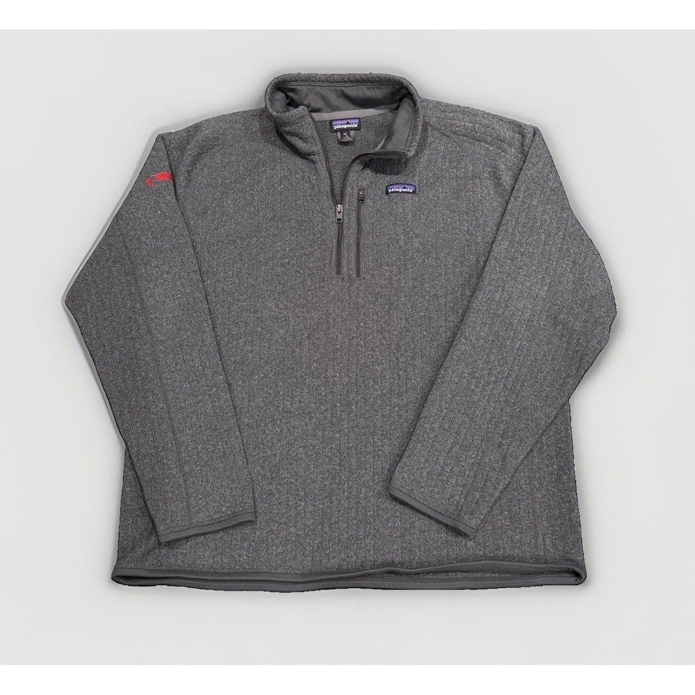 Patagonia Better Sweater Rib Knit 1/4 Zip Pullover Mens 2XL Fleece Casual *LOGO* - Picture 1 of 8